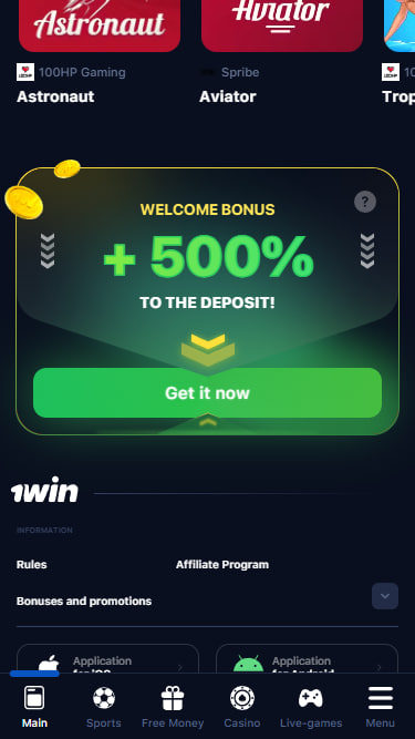 This image is app homepage image of best online betting app